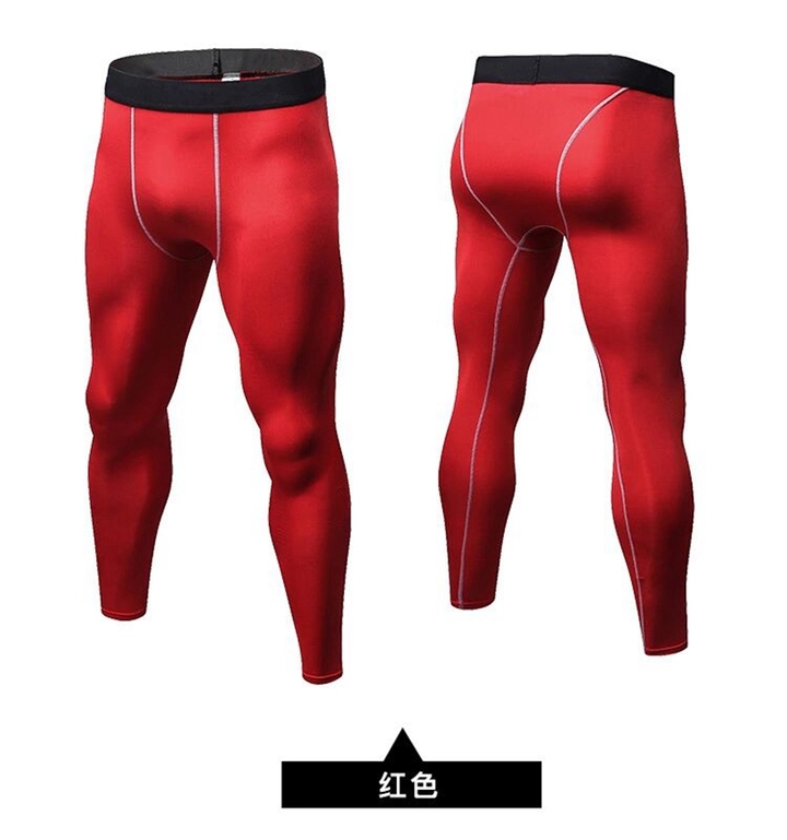 Men&apos;s tight-fitting trousers, sports fitness, running trousers, wicking and quick-drying trousers
