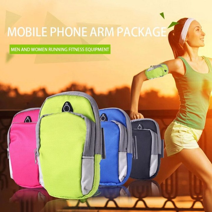 Sports mobile phone arm bag men and women running equipment arm set wrist bag