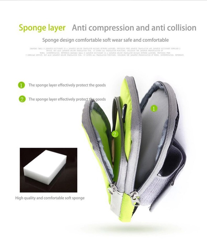 Sports mobile phone arm bag men and women running equipment arm set wrist bag