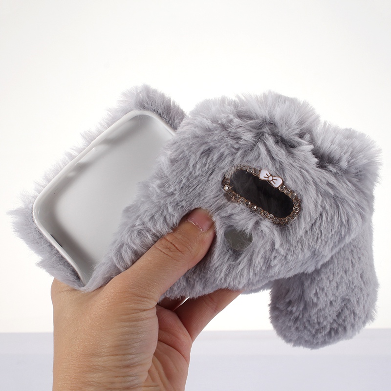 Fluffy rabbit ear For Huawei P9 Plus Case,Huawei P10 Plus P20 Pro P20 Lite 2019 Huawei P30 Lite 2020 Huawei P30 Pro Case
