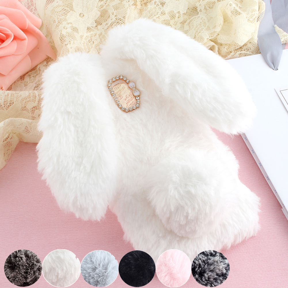 Fluffy rabbit ear For Huawei P9 Plus Case,Huawei P10 Plus P20 Pro P20 Lite 2019 Huawei P30 Lite 2020 Huawei P30 Pro Case