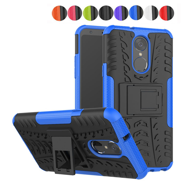 LG Stylo 4 Case,Durable Armor Full Body Protective Resilient Shock Absorption Kickstand Design