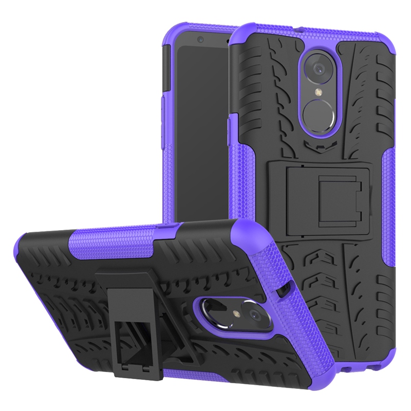 LG Stylo 4 Case,Durable Armor Full Body Protective Resilient Shock Absorption Kickstand Design