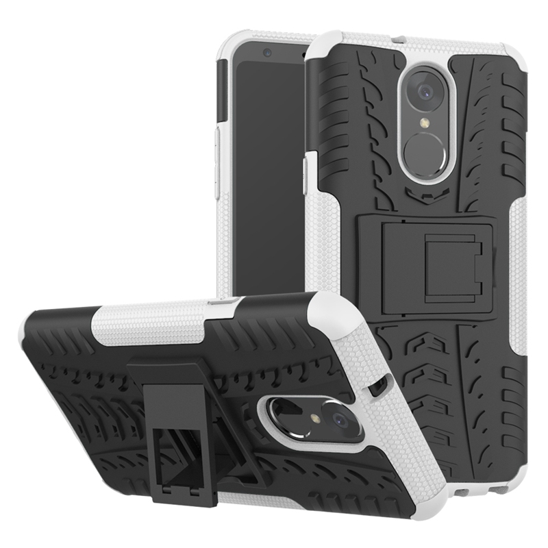 LG Stylo 4 Case,Durable Armor Full Body Protective Resilient Shock Absorption Kickstand Design