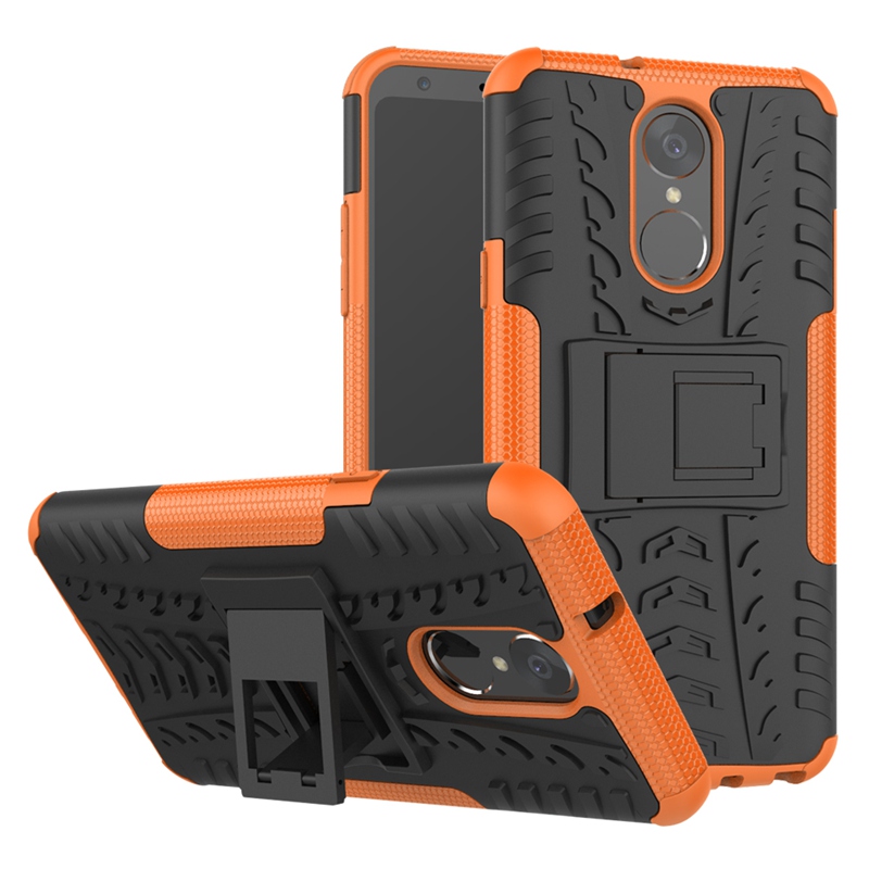 LG Stylo 4 Case,Durable Armor Full Body Protective Resilient Shock Absorption Kickstand Design
