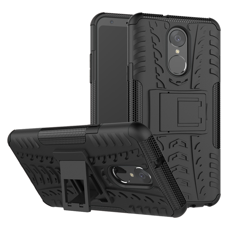 LG Stylo 4 Case,Durable Armor Full Body Protective Resilient Shock Absorption Kickstand Design