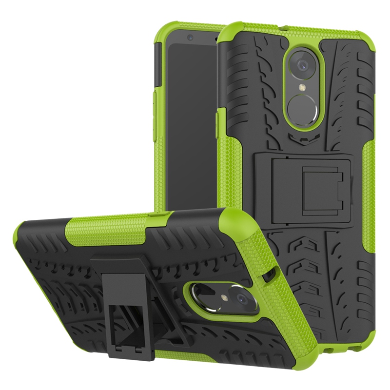 LG Stylo 4 Case,Durable Armor Full Body Protective Resilient Shock Absorption Kickstand Design