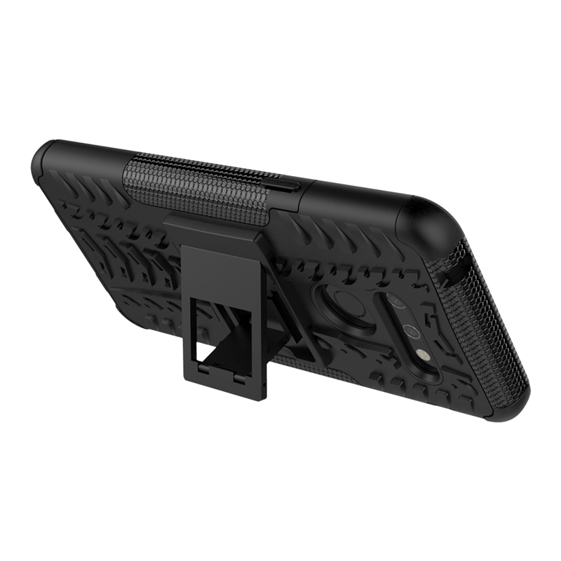 LG G8 Case,Durable Armor Full Body Protective Resilient Shock Absorption Kickstand Design
