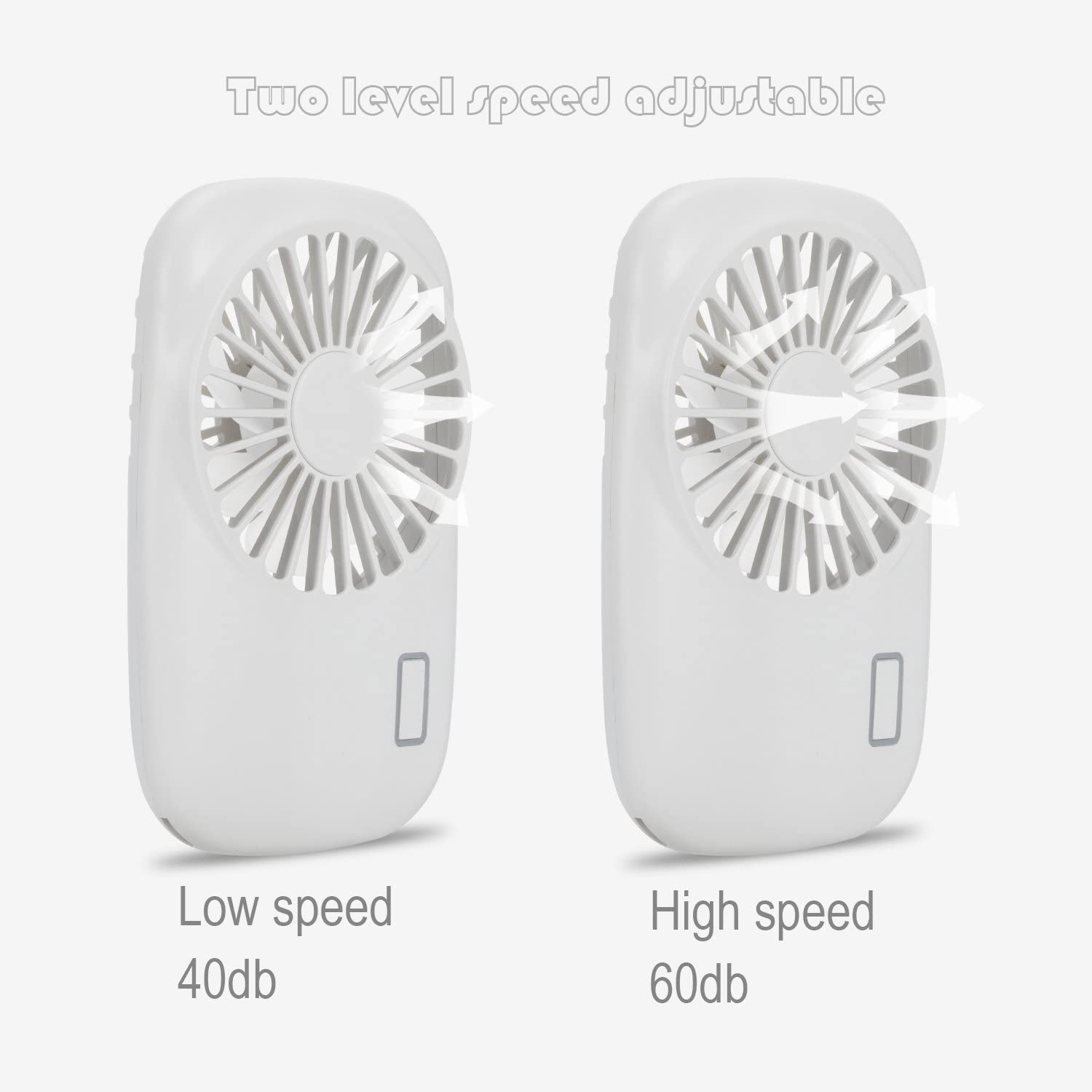 Handheld Fan Mini Fan Powerful Small Personal Portable Fan Speed Adjustable USB Fan