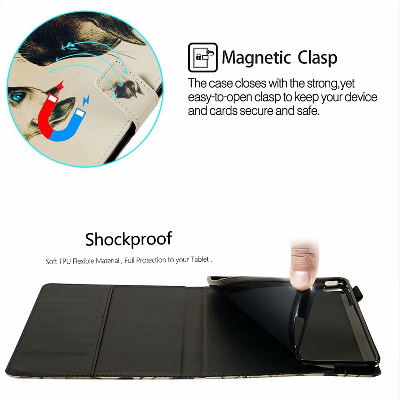 Samsung Galaxy Tab A 10.5 (2018) T590 T595/Tab A 10.1 2019/T510 T515/Tab A 8 2019 SM-P200 P205 Case