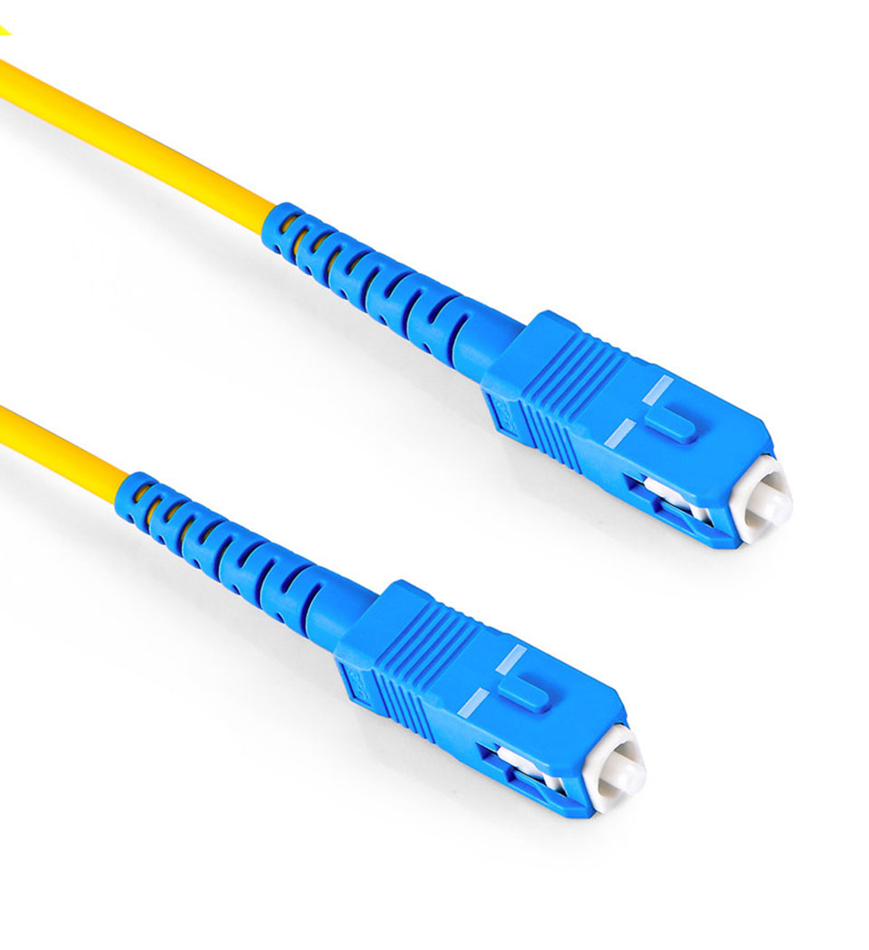 SC UPC TO SC UPC Fiber Patch Cable SX 2mm FTTH Fiber Patch Cables SM Optical Jumper Pigtail