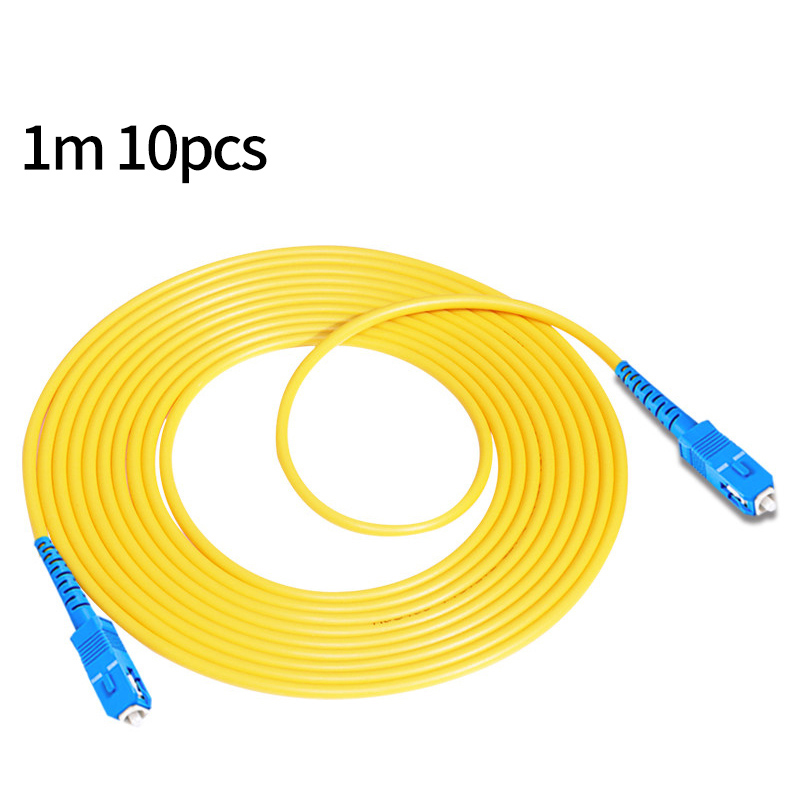 SC UPC TO SC UPC Fiber Patch Cable SX 2mm FTTH Fiber Patch Cables SM Optical Jumper Pigtail