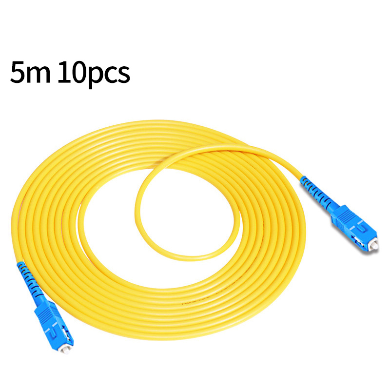SC UPC TO SC UPC Fiber Patch Cable SX 2mm FTTH Fiber Patch Cables SM Optical Jumper Pigtail