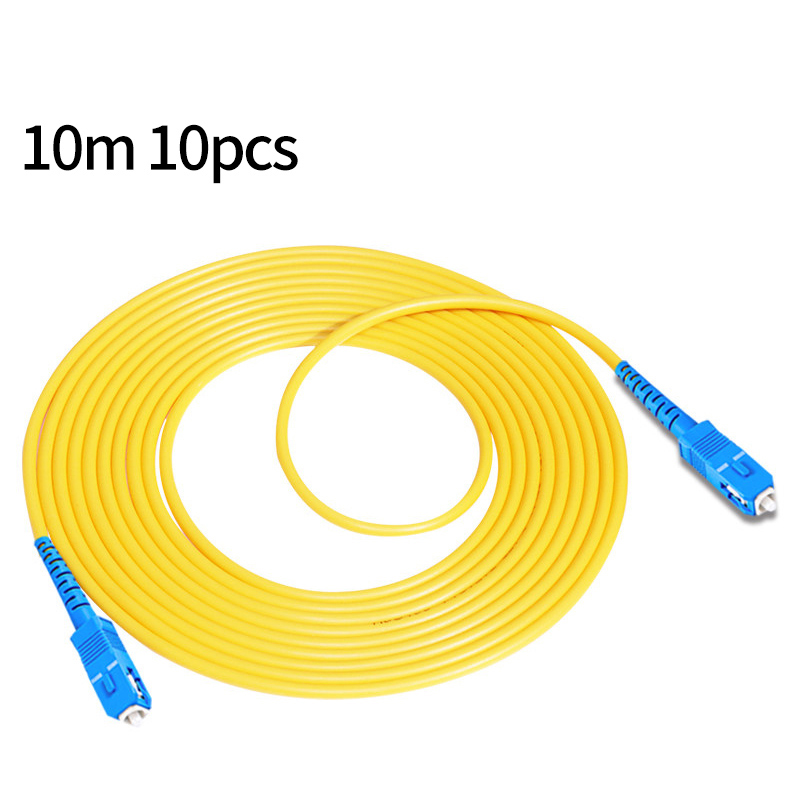 SC UPC TO SC UPC Fiber Patch Cable SX 2mm FTTH Fiber Patch Cables SM Optical Jumper Pigtail