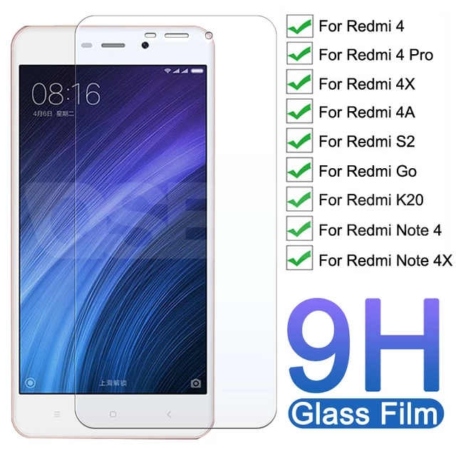9H Screen Protector For Xiaomi Redmi Note 4 4X Pro Redmi 4 Pro 4X 4A S2 Go K20 Glass Film