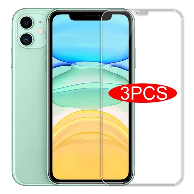 3PCS Tempered Screen Protector Glass For iPhone 11 Pro X XR XS Max iPhone 7 8 6 6s Plus 5 5s SE 11