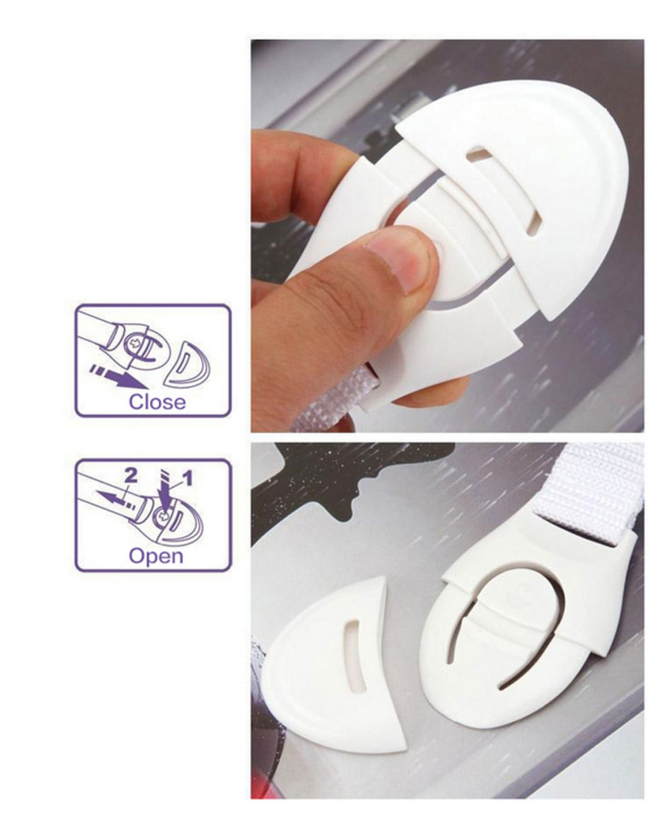 10 PCS / safety lock baby child safety care plastic lock protection drawer door cabinet cupboard