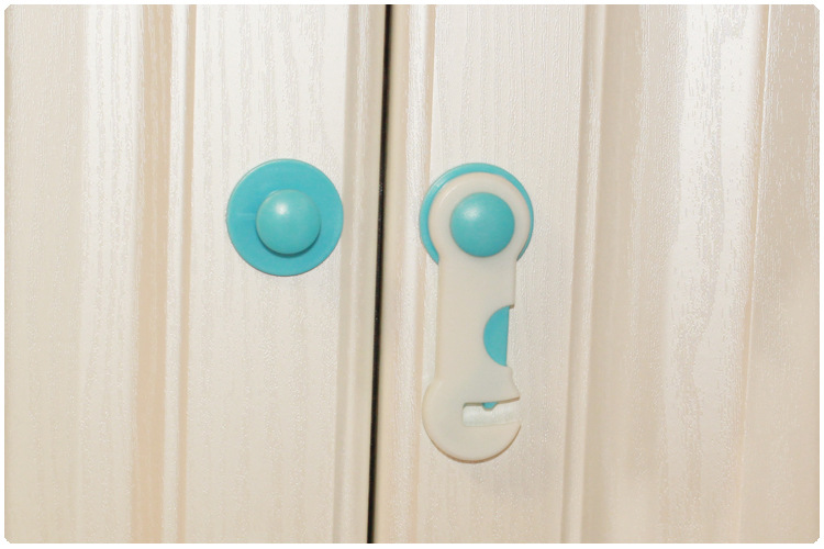 Safety lock baby child safety care plastic lock  protection drawer door cabinet cupboard toilet