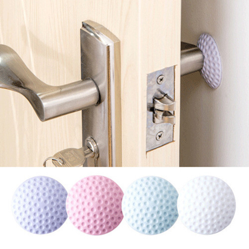 Wall Thickening Mute Door Fenders Rubber Fender Handle Door Lock Protective Pad Wall Sticker