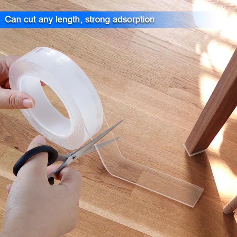 Double Sided Tape Nano Magic Tape Transparent No Trace Waterproof Adhesive Tape Nano Tape Clear