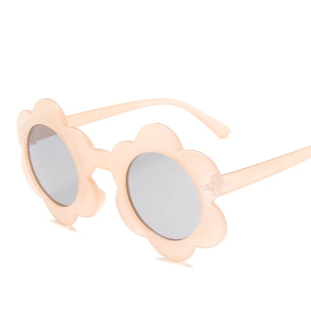 Baby Children Kids Boy Girl Sunglasses Child Sun Glasses Round Frame Cute Flower
