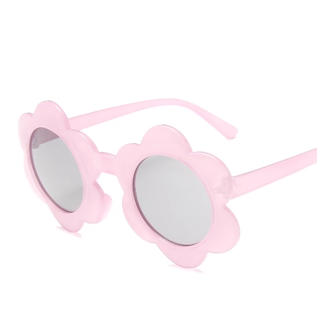 Baby Children Kids Boy Girl Sunglasses Child Sun Glasses Round Frame Cute Flower