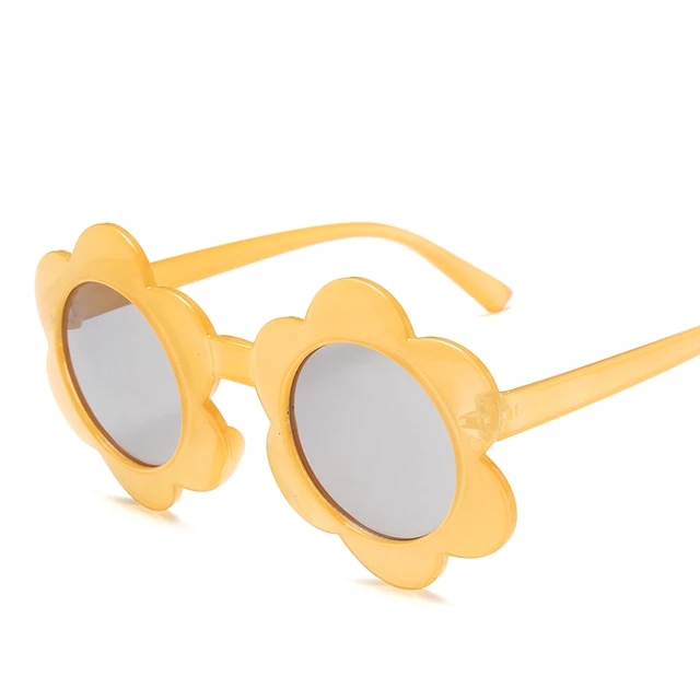 Baby Children Kids Boy Girl Sunglasses Child Sun Glasses Round Frame Cute Flower