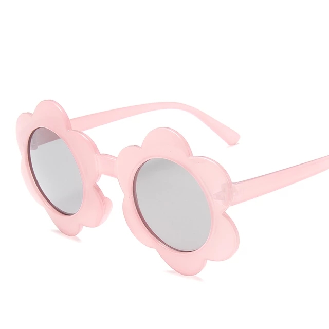 Baby Children Kids Boy Girl Sunglasses Child Sun Glasses Round Frame Cute Flower