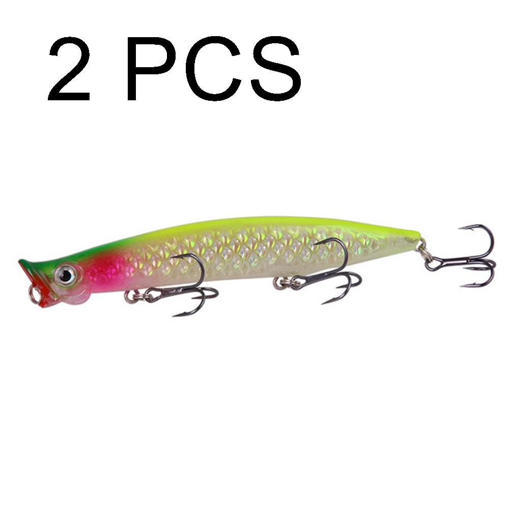 2PCS Floating bait lure fishing lure surface system wave crawling fishing lure fishing gear