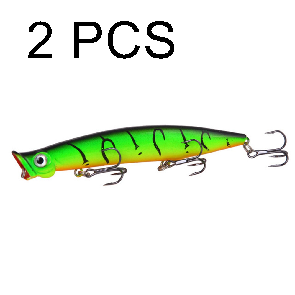 2PCS Floating bait lure fishing lure surface system wave crawling fishing lure fishing gear
