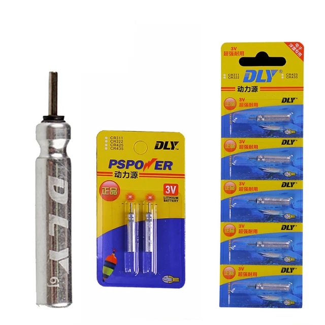 10pcs/lot CR425 CR435 CR322 CR311 Batteries for Night Light Lithium Pin Cells LED Fishing Float