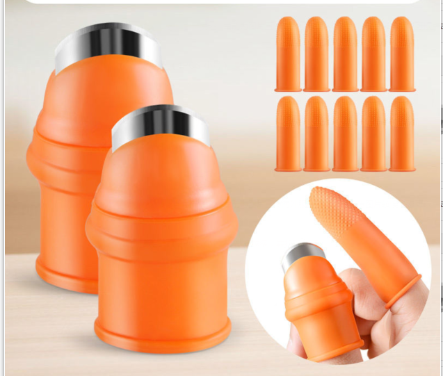 Fruit and Vegetable Picking Potted Plants Trim Silicone Thumb Knife Set Picking Portable Knife