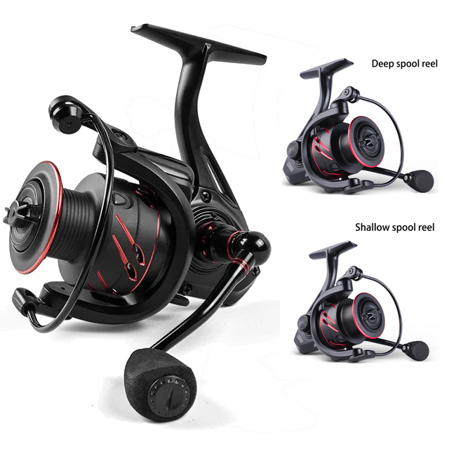 GS 2000-7000 Fishing Reel Full Metal Spool Spinning Reel 5.0:1 Max Drag 10Kg