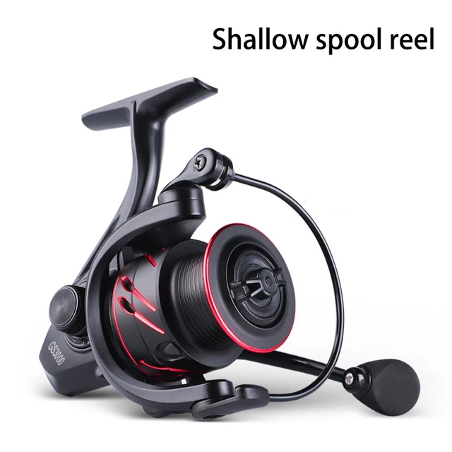 GS 2000-7000 Fishing Reel Full Metal Spool Spinning Reel 5.0:1 Max Drag 10Kg