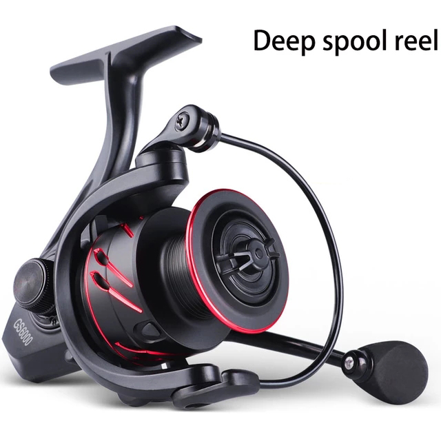 GS 2000-7000 Fishing Reel Full Metal Spool Spinning Reel 5.0:1 Max Drag 10Kg