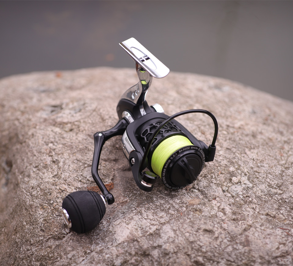 New Fishing Reel GK1000-7000 5.2:1 Metal Spool Body Rocker 8KG Max Drag Spinning Reel Saltwater