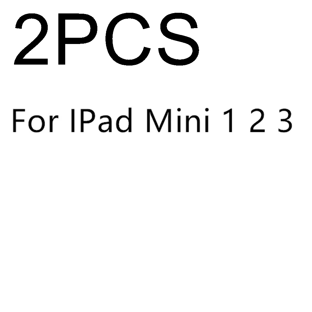 2PCS Tablets Screen Protector for Apple Ipad Mini 1 2 3 4 5 Air 5 6 I Pad Pro 11 2020 10.5 9.7 10.2