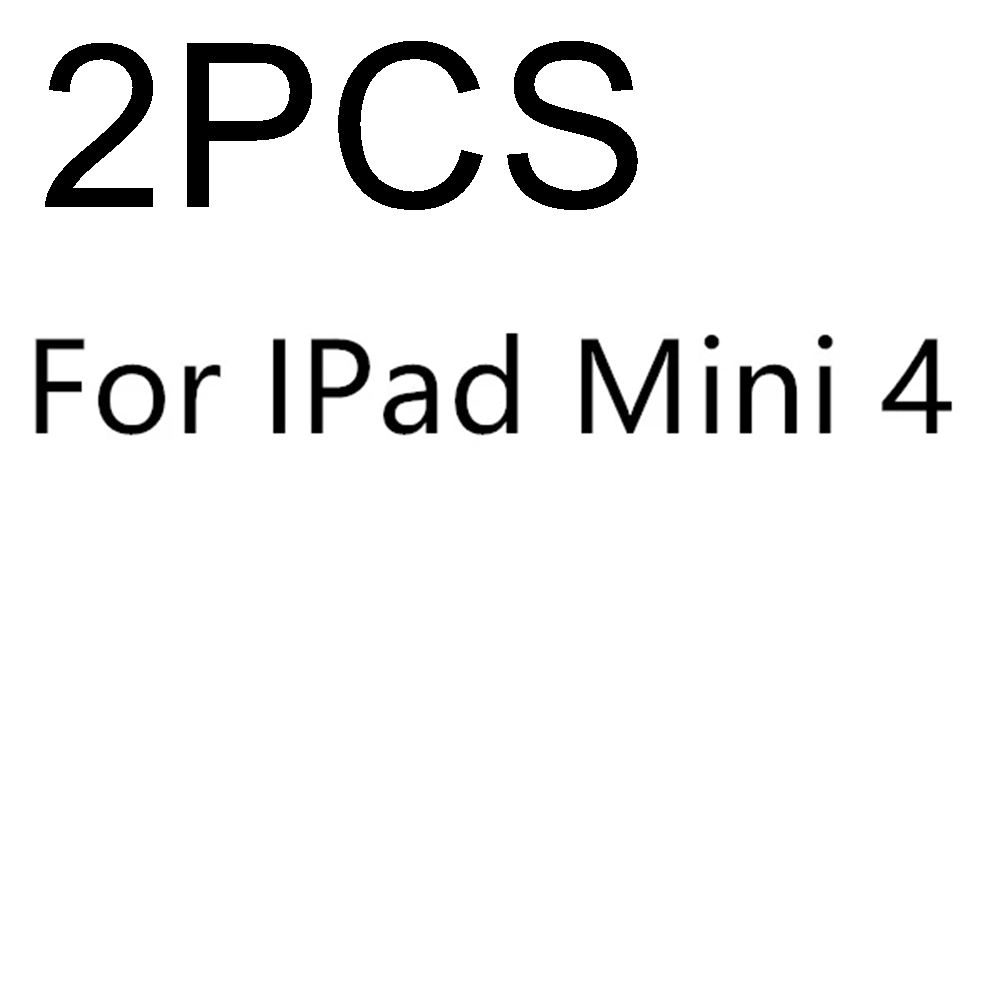 2PCS Tablets Screen Protector for Apple Ipad Mini 1 2 3 4 5 Air 5 6 I Pad Pro 11 2020 10.5 9.7 10.2