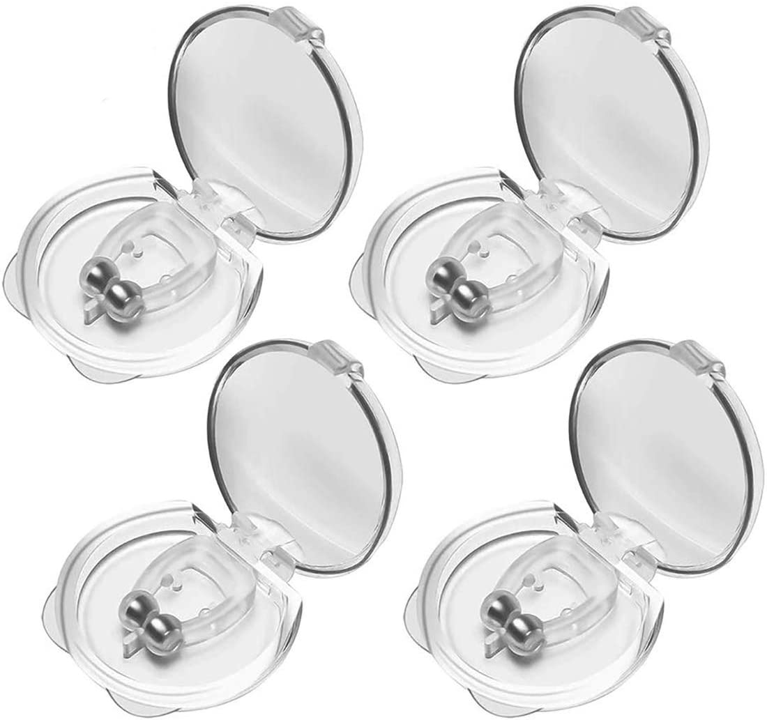 （2 pcs）Anti Snoring Devices, Silicone Magnetic Anti Snore Nose Clip to Ease Breathing,Sleep Aid