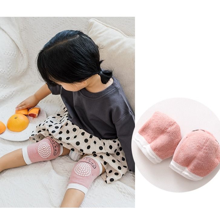 (Buy one get one free) Baby Crawling Anti-Slip Knee Pads,Unisex Baby Toddlers Kneepads Leg Warmer