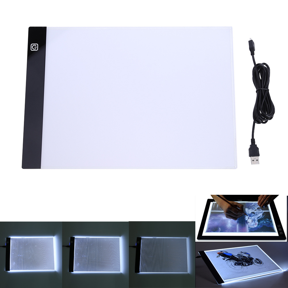 A5 Drawing Tablets LED Light Pad Graphic Digital Writing Painting Tablet Tracing Board Copy Pads
