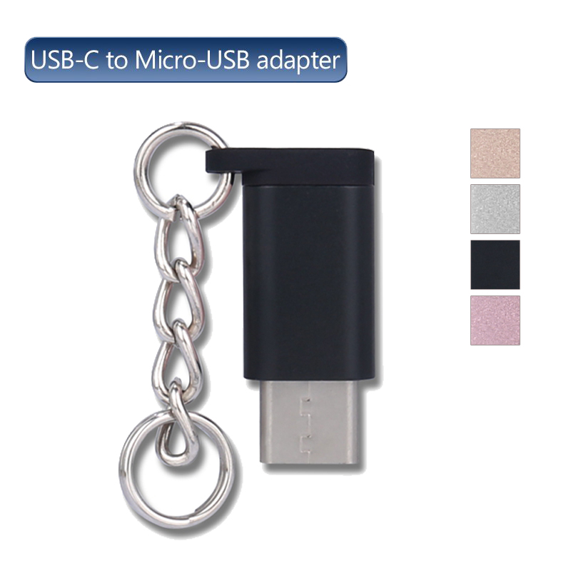 Aluminum USB C to Micro USB Convert Connector Charger Cable