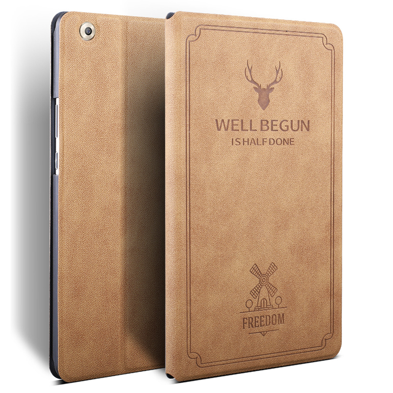 Case for Huawei MediaPad M6 10.8 2019 Case Slim Retro Folding Stand PU Leather Case Smart Cover