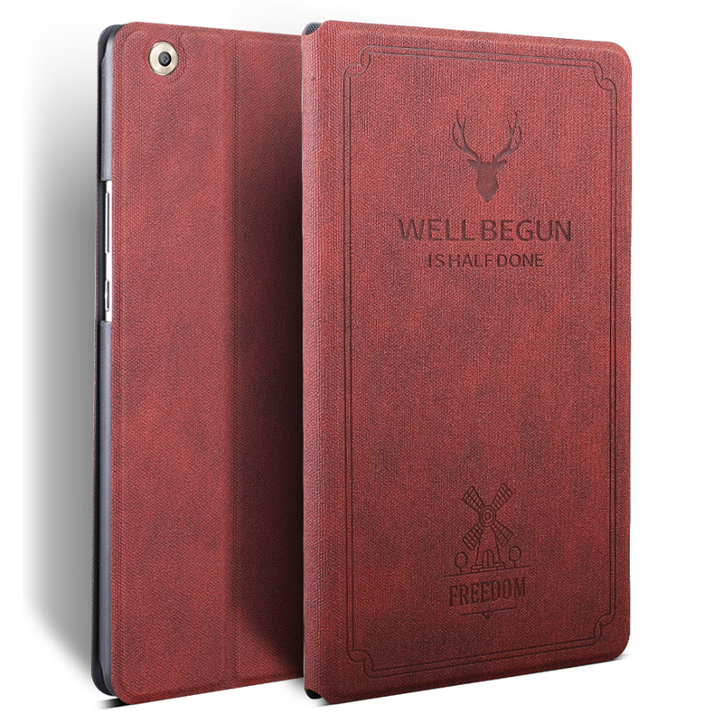 Case for Huawei MediaPad M6 10.8 2019 Case Slim Retro Folding Stand PU Leather Case Smart Cover