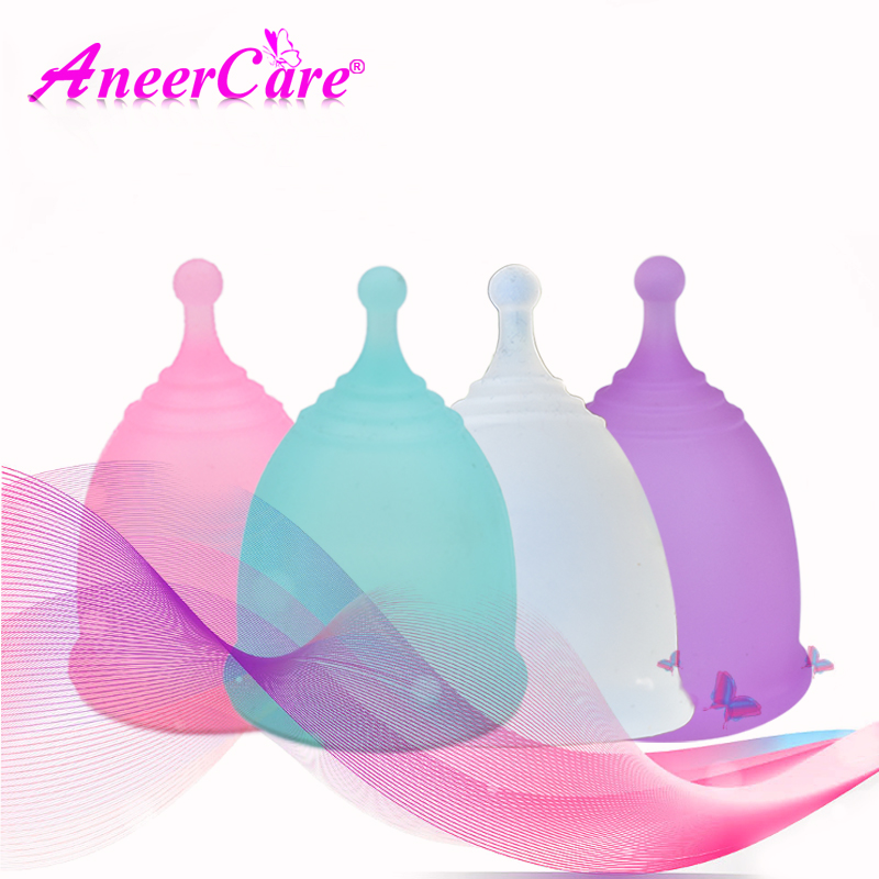 1pcs Feminine Hygiene Menstrual Cup Medical Grade Silicone Copo Menstrual Cup