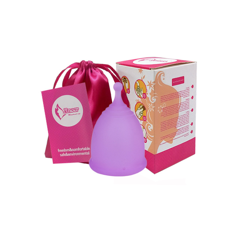 1pcs Feminine Hygiene Menstrual Cup Medical Grade Silicone Copo Menstrual Cup