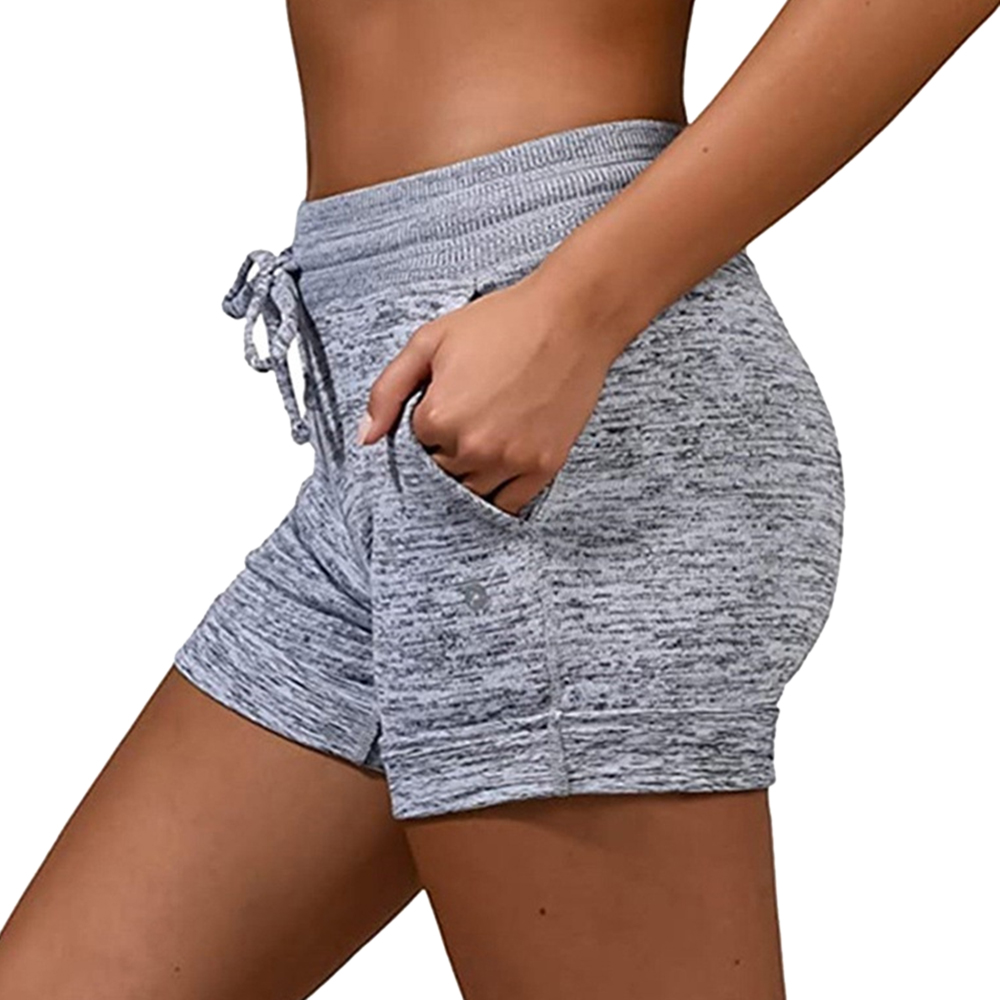 2PCS 1PCS Drawstring Print Shorts Female Elastic High Waist Loose Shorts Women Fashion Casual Sport