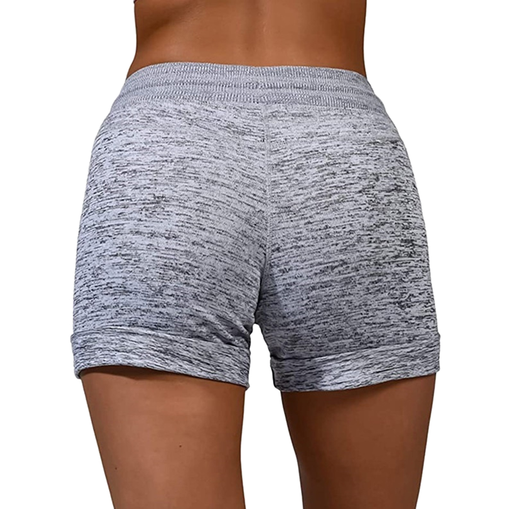 2PCS 1PCS Drawstring Print Shorts Female Elastic High Waist Loose Shorts Women Fashion Casual Sport