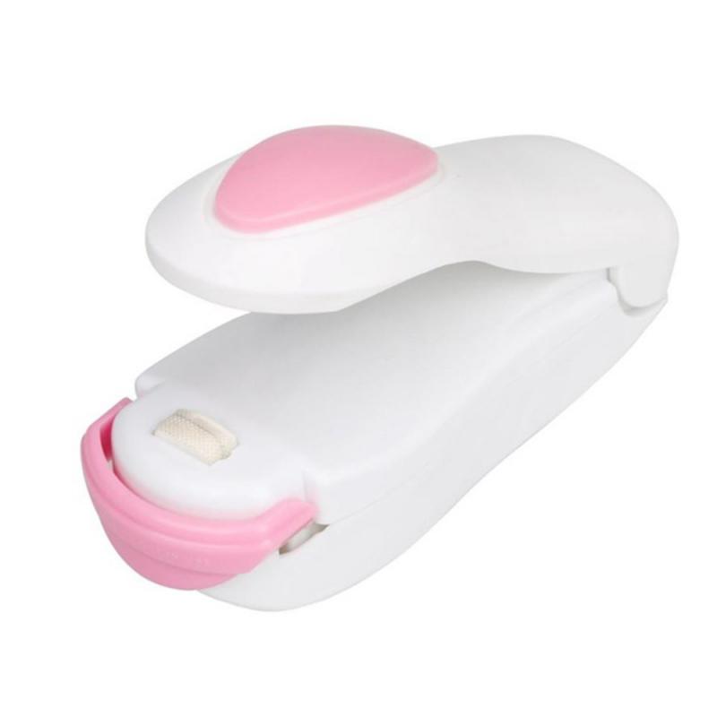 Portable Household Mini Sealer Snacks Plastic Bags Sealer Travel Hand Pressure Heat Sealing Machine