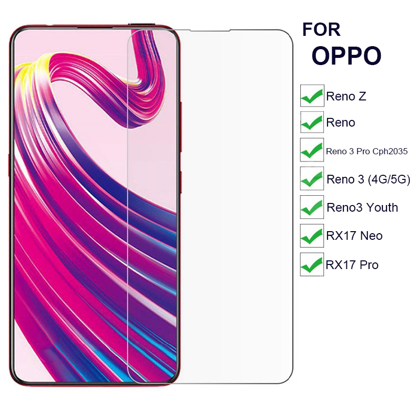 9H Screen Protectors Glass For OPPO Reno Z/Reno3 Pro CPH2035/Reno3 5G/RX17 Neo/RX17 Pro